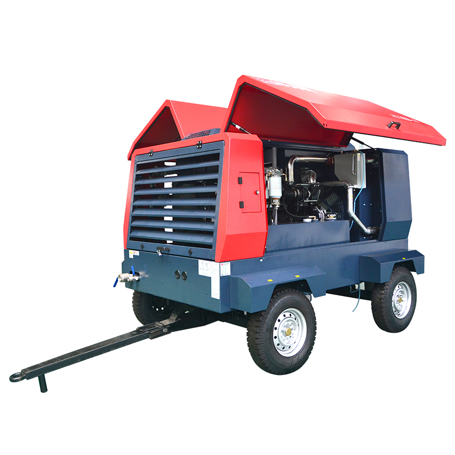 Diesel driven portable air compressor KG550-13