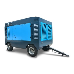 Diesel driven portable air compressor 25-30bar